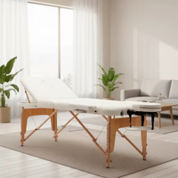 Table de massage portable réglable pour soins du visage et spa, idéale pour salons de beauté - Vente en gros