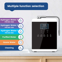 Machine à eau ionisée riche en hydrogène Kangen, revêtement en platine, générateur d'eau alcaline en plastique pour usage domestique, camping-car et extérieur