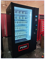 Distributeur automatique intelligent à écran tactile RaiseFun pour boissons et en-cas, avec bouton de changement de température, pour articles de vente au détail