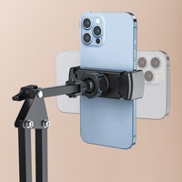 CT08 Metal Tembel Stand Güçlü Destek iPad Tablet Telefon Tutucu Yatak Masası 4.7-12.9 İnç 360 Derece Dönebilen Esnek