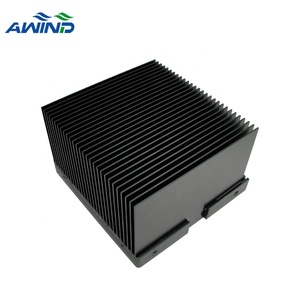 Disipador de calor de aleta de unión, disipador de calor radial de aluminio, punto de radiador anodizado para luz - Product Image 1