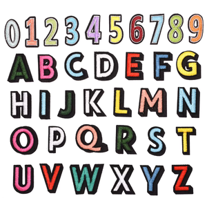 Tích cực chữ sắt trên các bản vá lỗi cho quần áo Thermo chất kết dính DIY tùy chỉnh ĐÍNH THÊU vá - Product Image 5