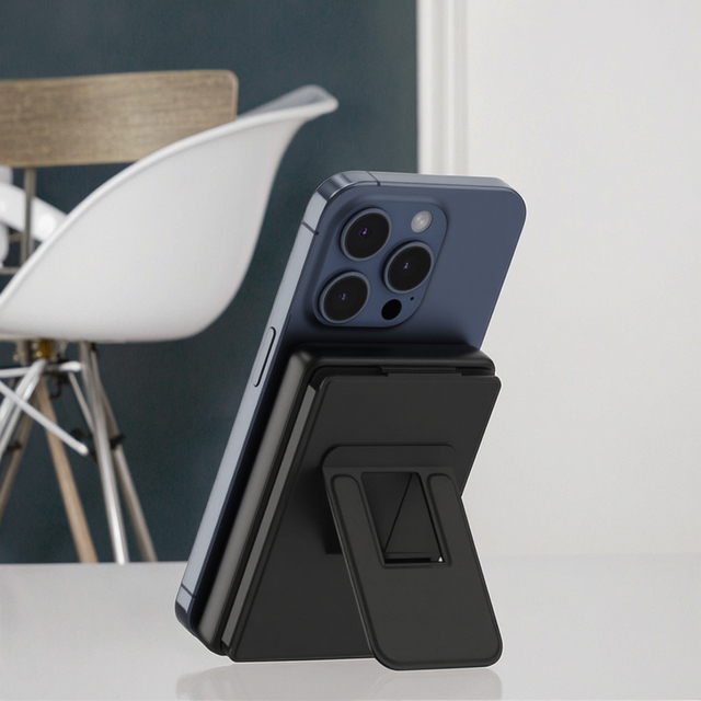 Mini Magnetic Foldable Stand & Power Bank Portable Charger with Holder Function Designed Exclusively for iPhone