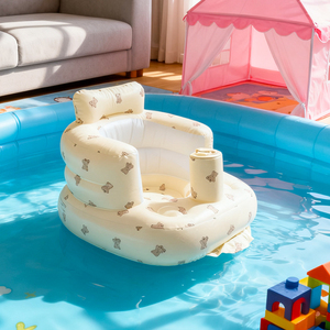 เบาะนั่งสำหรับเด็กทารกหัดนั่งสำหรับเด็กหัดเดินการให้อาหารโซฟาการเดินทางแบบเป่าลมห้องนอนเด็กห้องนั่งเล่น - Product Image 5