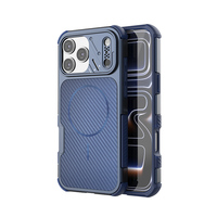 Funda Resistente para Teléfono de TPU y PC con Protección Contra Caídas, Esquinas Reforzadas y Compatible con Carga Inalámbrica