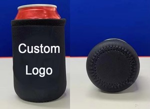 Refroidisseur de canettes en néoprène personnalisé de 12 oz, support isotherme pliable pour bière/vin, impression de logo personnalisée - Product Image 2