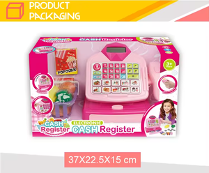<span class=keywords><strong>Caja</strong></span> <span class=keywords><strong>registradora</strong></span> divertida con pantalla táctil de supermercado, juguete para juego de simulación y cálculo electrónico preescolar, experiencia de compra de simulación - Product Image 6