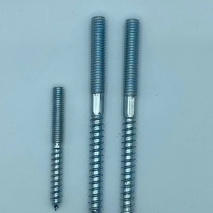 Support en <span class=keywords><strong>bois</strong></span> galvanisé à double extrémité avec <span class=keywords><strong>goujon</strong></span> en métal Boulon de fixation de meubles Produit <span class=keywords><strong>d</strong></span>'<span class=keywords><strong>ancrage</strong></span> autotaraudeur pour vis à <span class=keywords><strong>goujon</strong></span> en <span class=keywords><strong>bois</strong></span> - Product Image 6