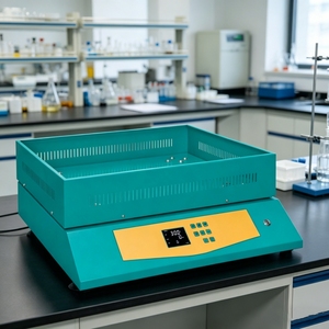 Agitador <span class=keywords><strong>de</strong></span> <span class=keywords><strong>Laboratorio</strong></span> Triaxial Excéntrico <span class=keywords><strong>de</strong></span> Material Premium, Plataforma <span class=keywords><strong>de</strong></span> Trabajo Personalizable, Gran Capacidad <span class=keywords><strong>de</strong></span> Carga para el Proceso <span class=keywords><strong>de</strong></span> Mezcla <span class=keywords><strong>de</strong></span> Líquidos Químicos - Product Image 1