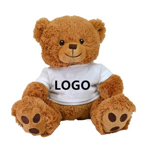 <span class=keywords><strong>Oso</strong></span> de Peluche Personalizado con Impresión de San Valentín, Regalo para Niñas, <span class=keywords><strong>Oso</strong></span> de Peluche Suave Marrón con Camiseta Roja con la Frase 'Te Amo' - Product Image 6