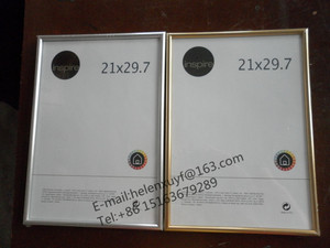 Cổ điển trắng Đen Bạc Vàng <span class=keywords><strong>PVC</strong></span> khung ảnh 21x29.7 297x42 cm nhựa khung ảnh - Product Image 6