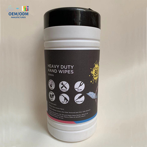 OEM/ODM 84 unités de lingettes nettoyantes multifonctionnelles à usage intensif lingettes humides industrielles essuie-mains humides pour le dégraissage mécanique - Product Image 4