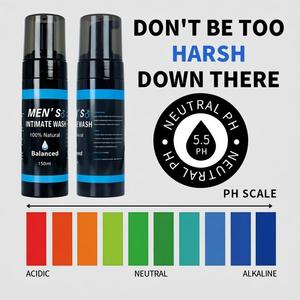 Limpiador íntimo masculino <span class=keywords><strong>en</strong></span> espuma biodegradable para <span class=keywords><strong>la</strong></span> zona genital, favorece <span class=keywords><strong>la</strong></span> higiene, reduce las bacterias que causan olor, calma <span class=keywords><strong>la</strong></span> irritación. - Product Image 5