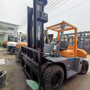 Chariots élévateurs d'occasion d'origine japonaise TCM FD70 FD30 FD80 FD100 FD160 FD200, durables, entièrement hydrauliques, en stock - Product Image 5