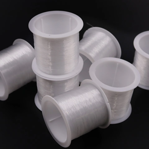 Suministros de fábrica, hilo de nailon elástico transparente de 0,45mm, cordón de cuentas, alambres de cuerda para bordado, costura de ganchillo, hallazgos de joyería cruda - Product Image 3