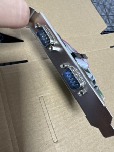 2-Port <span class=keywords><strong>PCI</strong></span>-E Máy tính để bàn cổng nối tiếp thẻ RS232 để 9-pin COM Port Adapter mở rộng thẻ linh kiện điện tử - Product Image 5