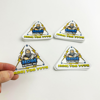 Etiquetas Transparentes de PVC Personalizadas, Impresas y Resistentes a los Rayos UV, para Ventanas de Autos y Embalaje de Productos