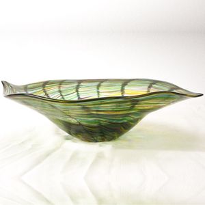 Jarrón de Flores Secas para Decoración de Dormitorio, Regalo, Jarrones de Vidrio Verde Murano, Jarrones de Vidrio Hidropónico de Boca Ancha y Coloridos - Product Image 2