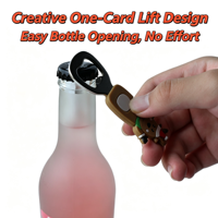Porte-clés décapsuleur en PVC avec logo personnalisé, design personnalisé, décapsuleur de bière, souvenir, cadeau pour la maison et le jardin