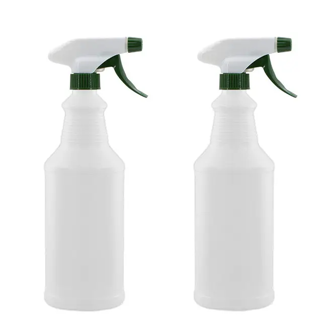 Botellas de Spray de alta resistencia, vacías, a prueba de fugas, 16 oz, con pulverizadores para soluciones de limpieza