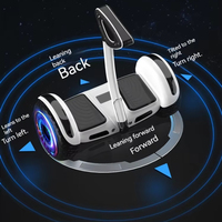 Meilleures ventes, scooter électrique pour enfants avec guidon, hoverboard tout-terrain de 10 pouces, lumière LED, haut-parleur, 36V 2.4AH