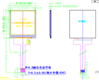 1,54-Zoll-Touchscreen-TFT-LCD-Display-Controller-Karte mit SPI-Schnitts tellen IPS-Panel-LCD-Module