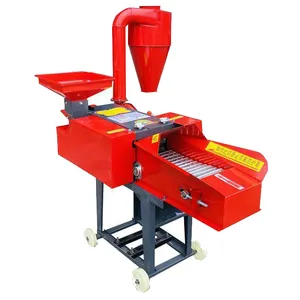 Alimentation de volaille préparation d'ensilage coupe-paille Machine Chine électrique fourni moulin à moteur diesel de ferme rouge