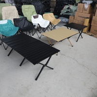 Table pliante moderne en alliage d'acier BONO HONGYI, ultra-légère, portable, pour camping, pique-nique, barbecue, rangement, voyage, mobilier d'extérieur
