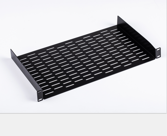 LEILEI  Server Rack 1U Shelf Universal Vented Rack Mount Tray 19" Network Cabinet Rack Case