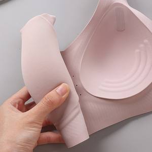 <span class=keywords><strong>Soutien</strong></span>-<span class=keywords><strong>gorge</strong></span> une pièce sans couture grande taille, à bonnets fixes, avec gel push-up, sans armatures, couvrance totale, fermeture dorsale gothique, confortable - Product Image 3