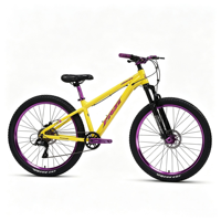 Vélo de montagne Dirt Jump en aluminium de 26 pouces, 8 vitesses, VTT unisexe pour hommes et femmes, pour la conduite hors route et le Dirt Jump