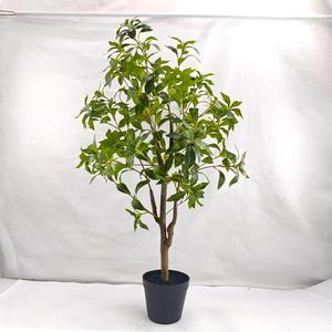 Decoración Nórdica para el Hogar, Material PE Japonés para Piso, Ecológico, Ligero, Simulación de Planta Verde, Árbol de Madera de Imitación - Product Image 2