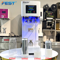 Machine de mise en conserve en aluminium durable pour bouteilles en PET, machine de mise en conserve commerciale, machine de mise en conserve automatique pour soda et bière, machine de scellage automatique des canettes