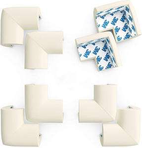 Protezioni angolari e protezioni per bordi a prova di bambino morbide protezione angolare per tavolo Pre-nastrata paraurti per mobili di sicurezza per bambini <span class=keywords><strong>angolo</strong></span> acuto - Product Image 5