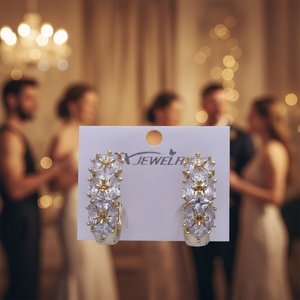 Di alta qualità in oro placcato stile Vintage polsini unico moda alla moda gioielli per le donne regolabile orecchini a cerchio per la festa - Product Image 2