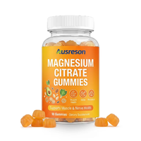 Bonbons Gommeux Ausreson au Magnésium Pur (Malate, Citrate, Glycinate) – Complément Cérébral et Sommeil – OEM – Gommes Naturelles au Citrate de Magnésium