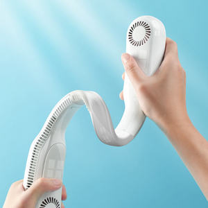 Ventilador de Cuello Portátil Recargable USB de 1200mAh con Tres Velocidades, Diseño Moderno y Popular para Uso en Auto, Exteriores y Hoteles - Product Image 2