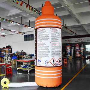 Lampe de ferme géante pour publicité extérieure Modèle gonflable d'allume-feu en gel accélérateur de feu de joie Modèle gonflable pour promotion - Product Image 6