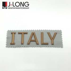 Soft Hand-Feel Customised Design <b>Rubber</b>-Like <b>Matte</b> Silicone 3D Mold Heat Transfer Logo Label - Product Image 1
