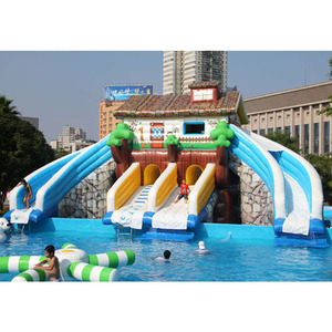 Parc Aquatique Thématique Commercial Géant <span class=keywords><strong>avec</strong></span> Toboggan - Toboggan Aquatique Gonflable Crocodile <span class=keywords><strong>avec</strong></span> <span class=keywords><strong>Piscine</strong></span> - Product Image 1