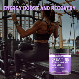Latest Design Weight Gain <b>Creatine</b> Monohydrate Gummies Pre Workout <b>Creatine</b> Gummy <b>Creatine</b> Monohydrate Boost Energy Gummy - Product Image 4
