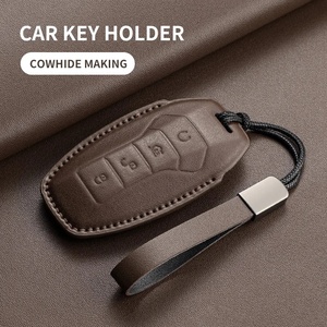 เคสกุญแจรถหนังมีสายห้อยสำหรับ BYD Song PLUS ATTO 3 Han EV Tang DM qin ซีลพวงกุญแจรถปลาโลมา - Product Image 2