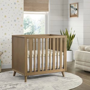Hot Sale Multifunctional Convertible <b>Pine</b> Solid Wood Baby Crib for 0-36 Months, Splicing to Adult <b>Bed</b>, Safety EU US Standard - Product Image 2