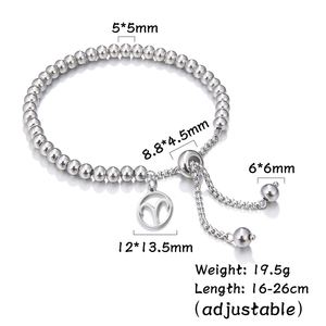 Pulseras de Cadena <span class=keywords><strong>con</strong></span> Colgantes del Zodiaco Myshape para Mujeres y Niñas, Brazalete de Acero Inoxidable <span class=keywords><strong>con</strong></span> Dijes de Aries, <span class=keywords><strong>Piscis</strong></span>, Géminis, Acuario y <span class=keywords><strong>Tauro</strong></span> - Product Image 6