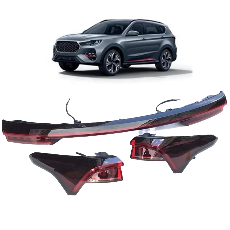 OEM Original Jetour X70 Auto Parts New LED Rear Lamp Assembly Including Left Right Middle & Center Tail Light in Modern Style