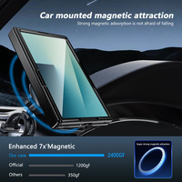 Funda Magnética Plegable 360 para Samsung Galaxy Z Fold 8 Wide 7 °   Funda Protectora Completa Antigolpes y Antihuellas con Anillo Metálico