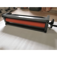 Laminateur manuel à rouleaux en silicone 1280 mm, machine à plastifier sans bulles à manivelle pour photos grand format A2/A1/A3
