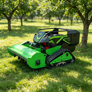 Tondeuse à fléaux télécommandée de qualité commerciale 1000 mm, à essence, robuste, sur chenilles, robot tondeuse pour pentes, coupe-herbe agricole - Product Image 3