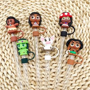 จุกปิดแก้วรูปทรง 3 มิติ ขนาด 10 มม. ลายการ์ตูนมอาน่า สำหรับตกแต่งแก้วน้ำ ขายส่ง - Product Image 6