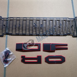 Accessoires de voiture Maictop Grille de pare-chocs avant noire pour <span class=keywords><strong>Ford</strong></span> <span class=keywords><strong>Ranger</strong></span> T8 Wildtrak Pickup 2019 2020 <span class=keywords><strong>2021</strong></span> - Product Image 3